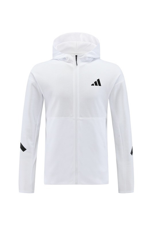 2024 Nike White Hoodie Jacket Kit Set Football Team Shirt Sports Fashion