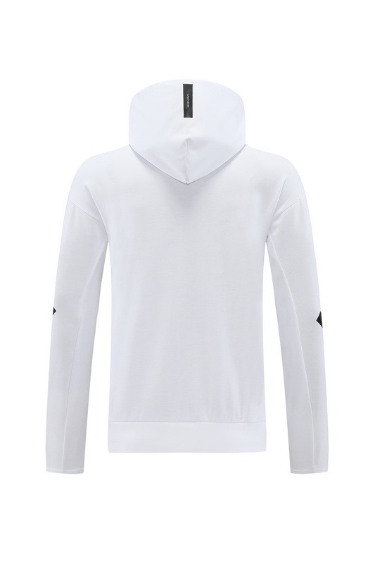 2024 Nike White Hoodie Jacket Kit Set Football Team Shirt Sports Fashion