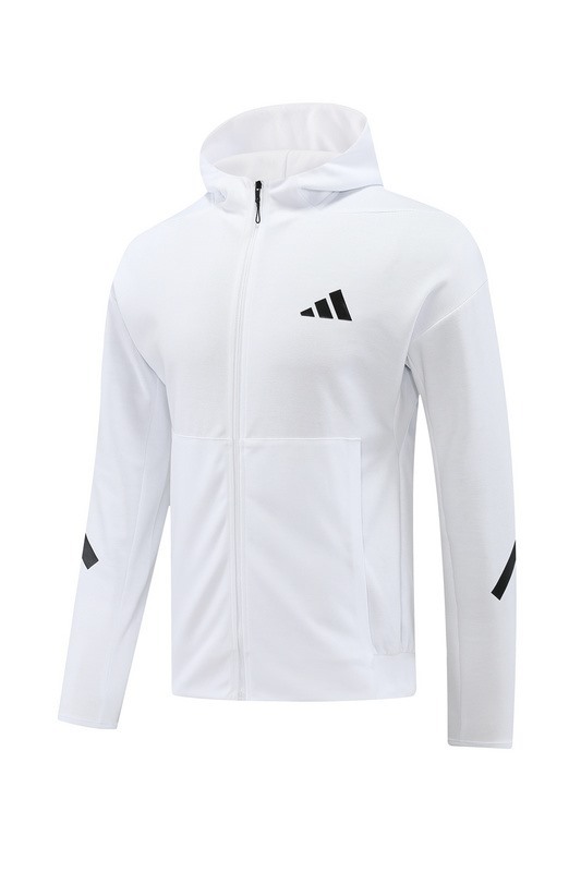2024 Nike White Hoodie Jacket Kit Set Football Team Shirt Sports Fashion