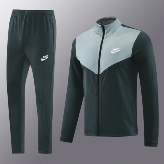 2024 Nike Deep Grey Jacket Training Suit Set Football Team Shirt Sports Fashion