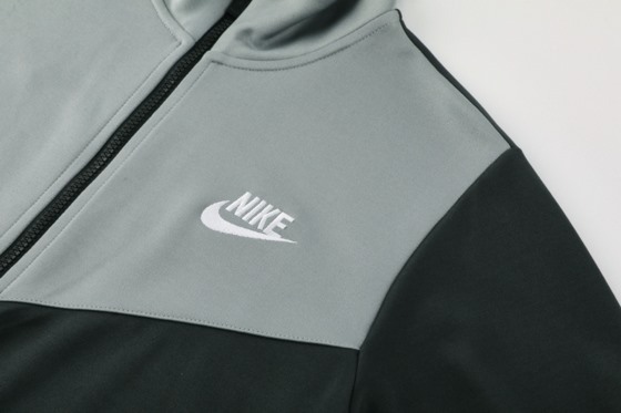 2024 Nike Deep Grey Jacket Training Suit Set Football Team Shirt Sports Fashion
