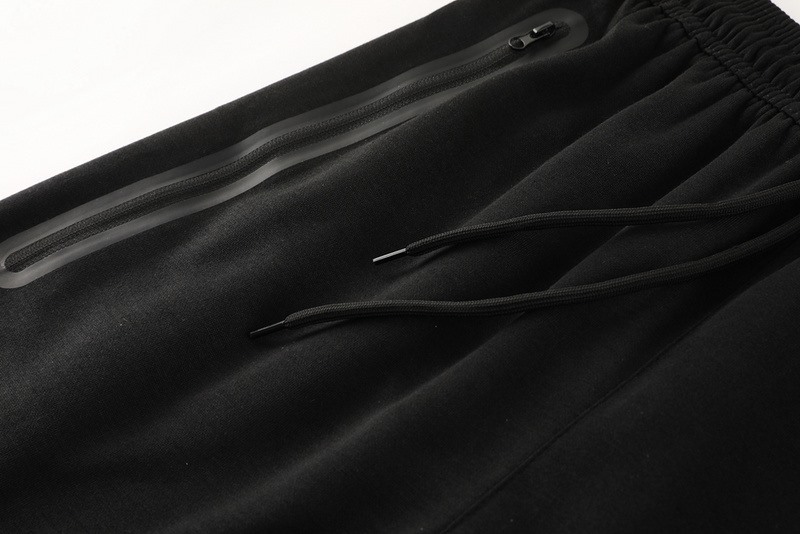 2024 Nike Black Hoodie Jacket Kit Set Football Team Shirt Sports Fashion
