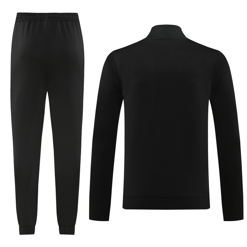 2024 Manchester United Black Jacket Training Suit Set Football Team Shirt Sports Fashion