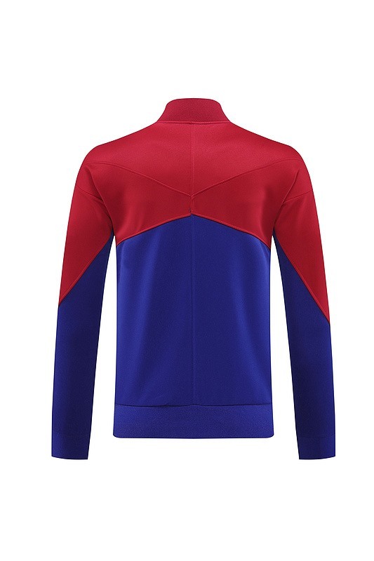 2024 Barcelona Blue Jacket Training Suit Set Football Team Shirt Sports Fashion