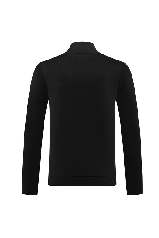 2024 Manchester United Black Jacket Training Suit Set Football Team Shirt Sports Fashion