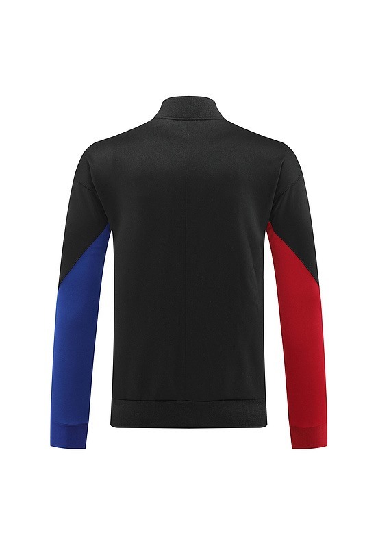 2024 Barcelona Black Jacket Training Suit Set Football Team Shirt Sports Fashion