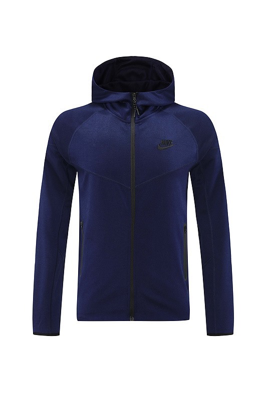 2024 Nike Royal Blue Hoodie Jacket Kit Set Football Team Shirt Sports Fashion