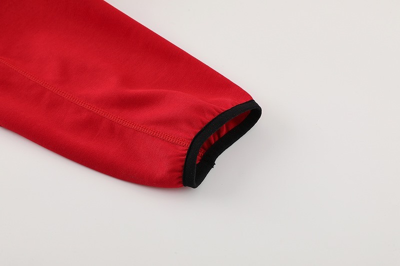 2024 Nike Red Hoodie Jacket Kit Set Football Team Shirt Sports Fashion