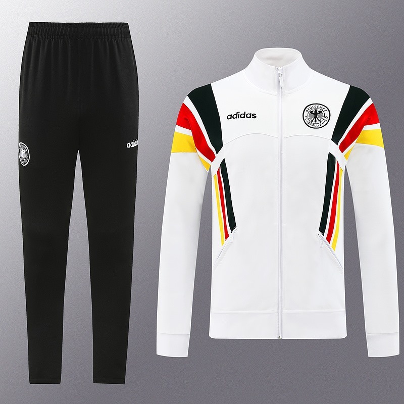 2024 Germany White Jacket Training Suit Set Football Team Shirt Sports Fashion