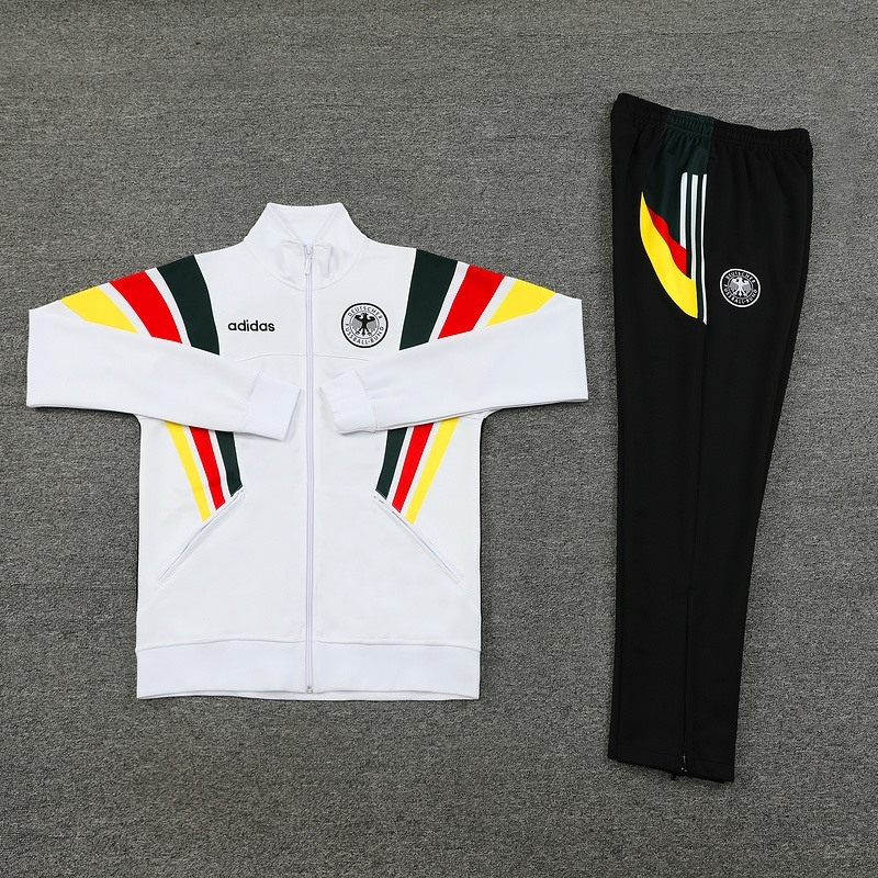 2024 Germany White Jacket Training Suit Set Football Team Shirt Sports Fashion
