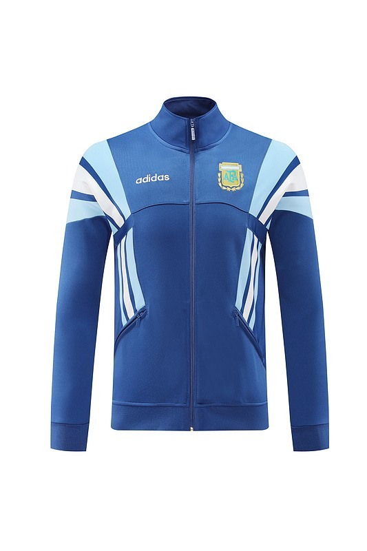 2024 Argentina Blue Jacket Training Suit Set Football Team Shirt Sports Fashion