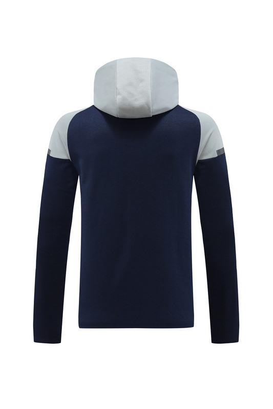 2024 Puma Royal Blue Hoodie Jacket Kit Set Football Team Shirt Sports Fashion