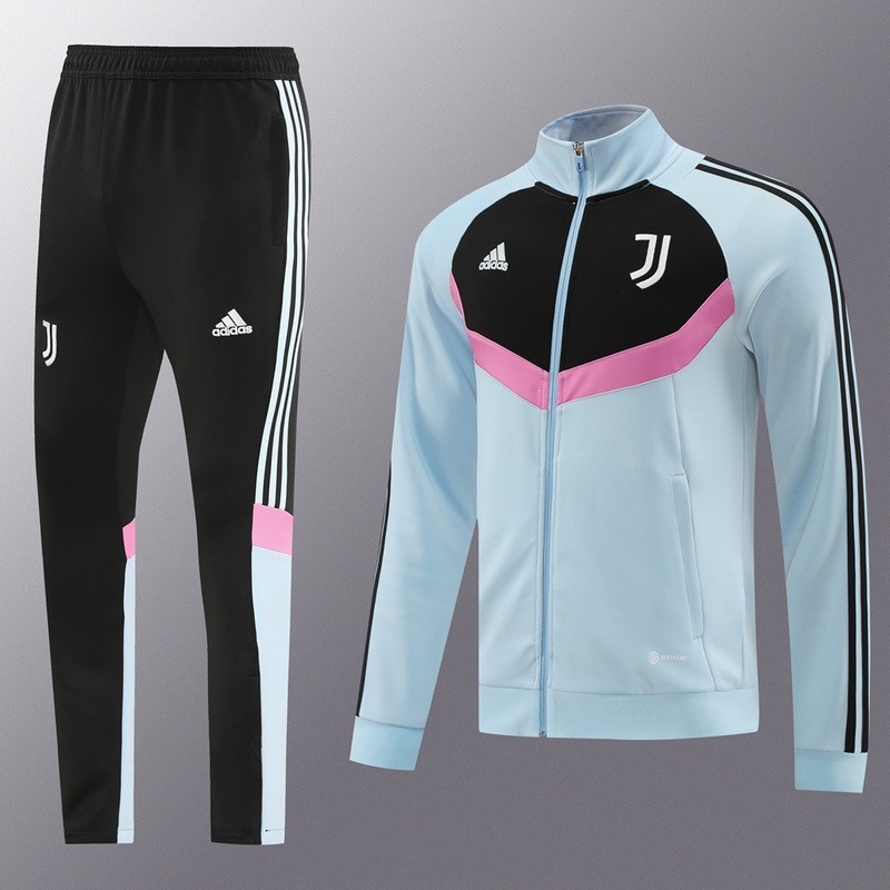 2024 Juventus Grey Jacket Training Suit Set Football Team Shirt Sports Fashion