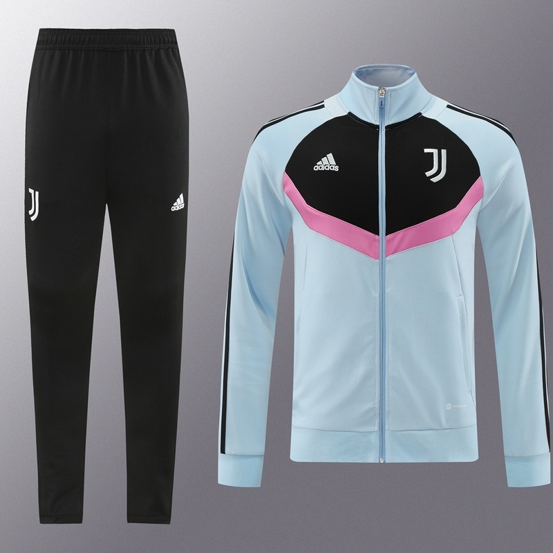 2024 Juventus Grey Jacket Training Suit Set Football Team Shirt Sports Fashion