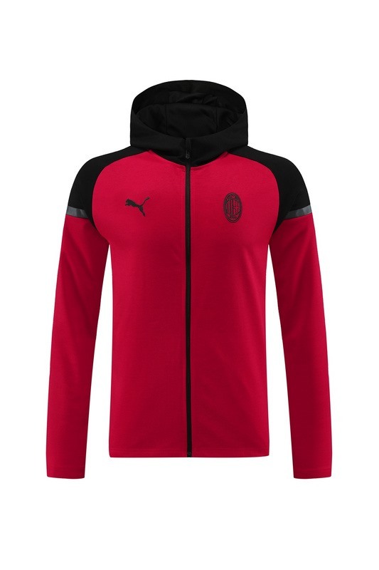 2024 AC Milan Royal Blue Hoodie Jacket Kit Set Football Team Shirt Sports Fashion