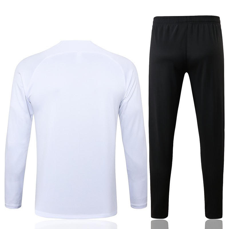 25/26 Al-Nassr white Long-sleeved half-pull training kit Football team kit