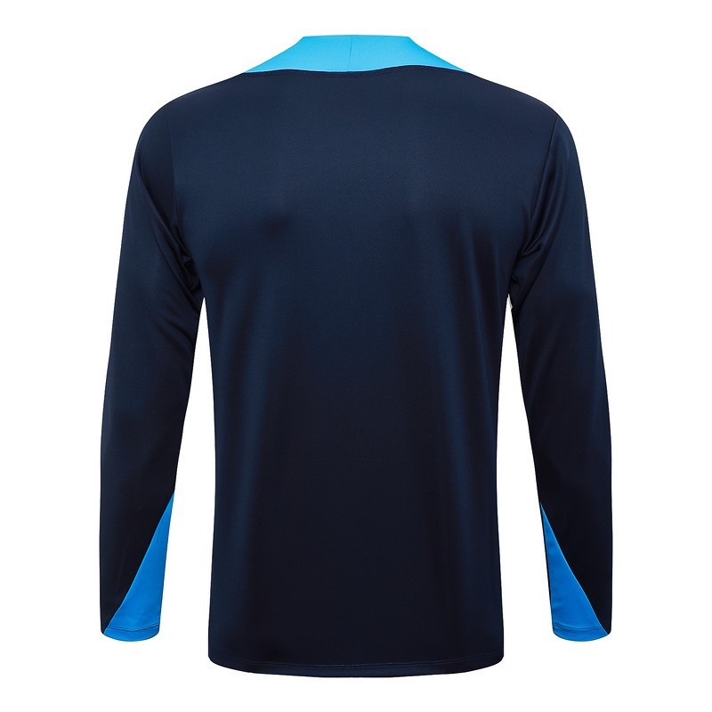 25/26 Chelsea Royal Blue Long-sleeved half-pull training kit Football team kit