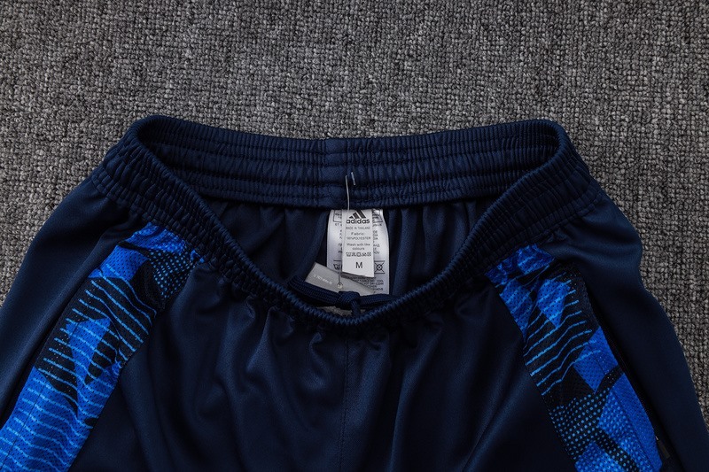 2024 Italy Royal Blue Long-sleeved half-pull training kit Football team kit