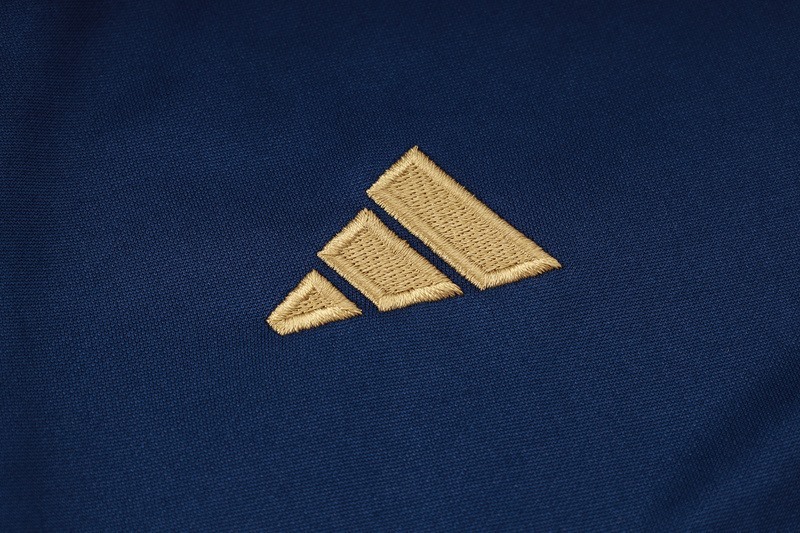 2024 Italy Royal Blue Long-sleeved half-pull training kit Football team kit
