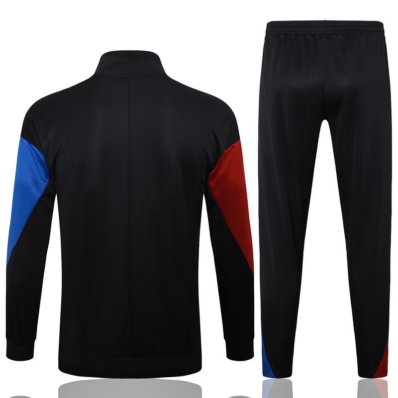 2024 Barcelona Black Jacket Training Suit Set Football Team Shirt Sports Fashion