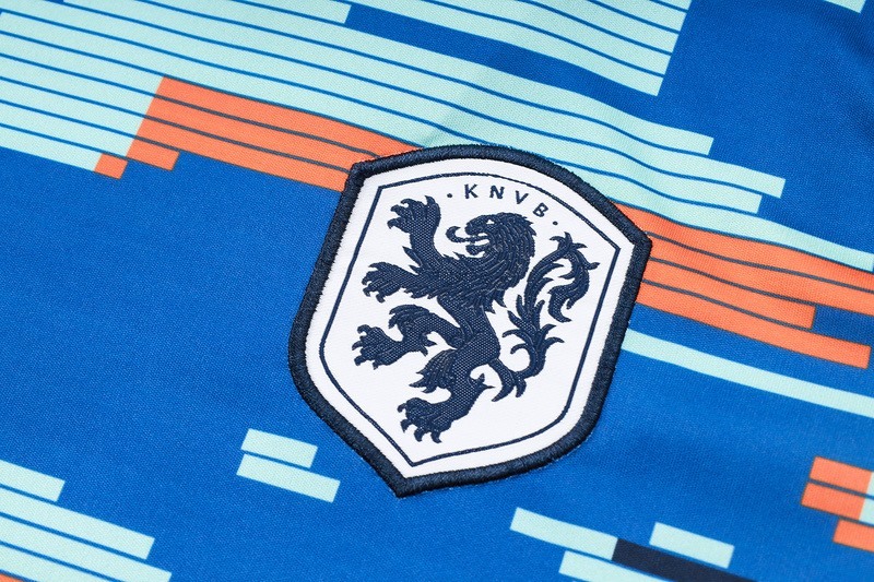 2024 Netherlands Royal Blue Training Set Shirt and Shorts