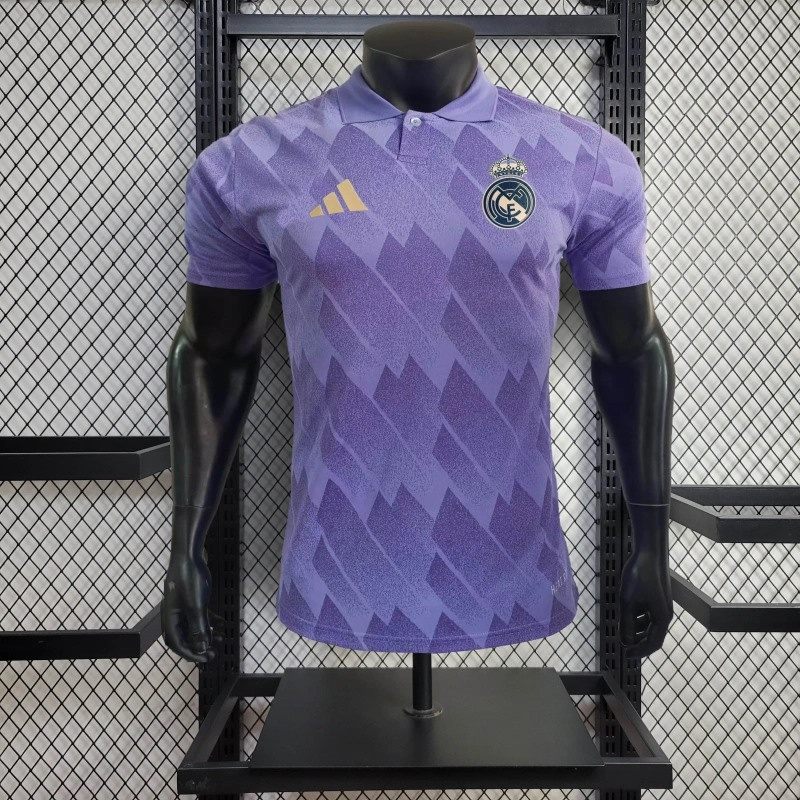 25/26 Real Madrid POLO Special Edition Purple jersey Player Version