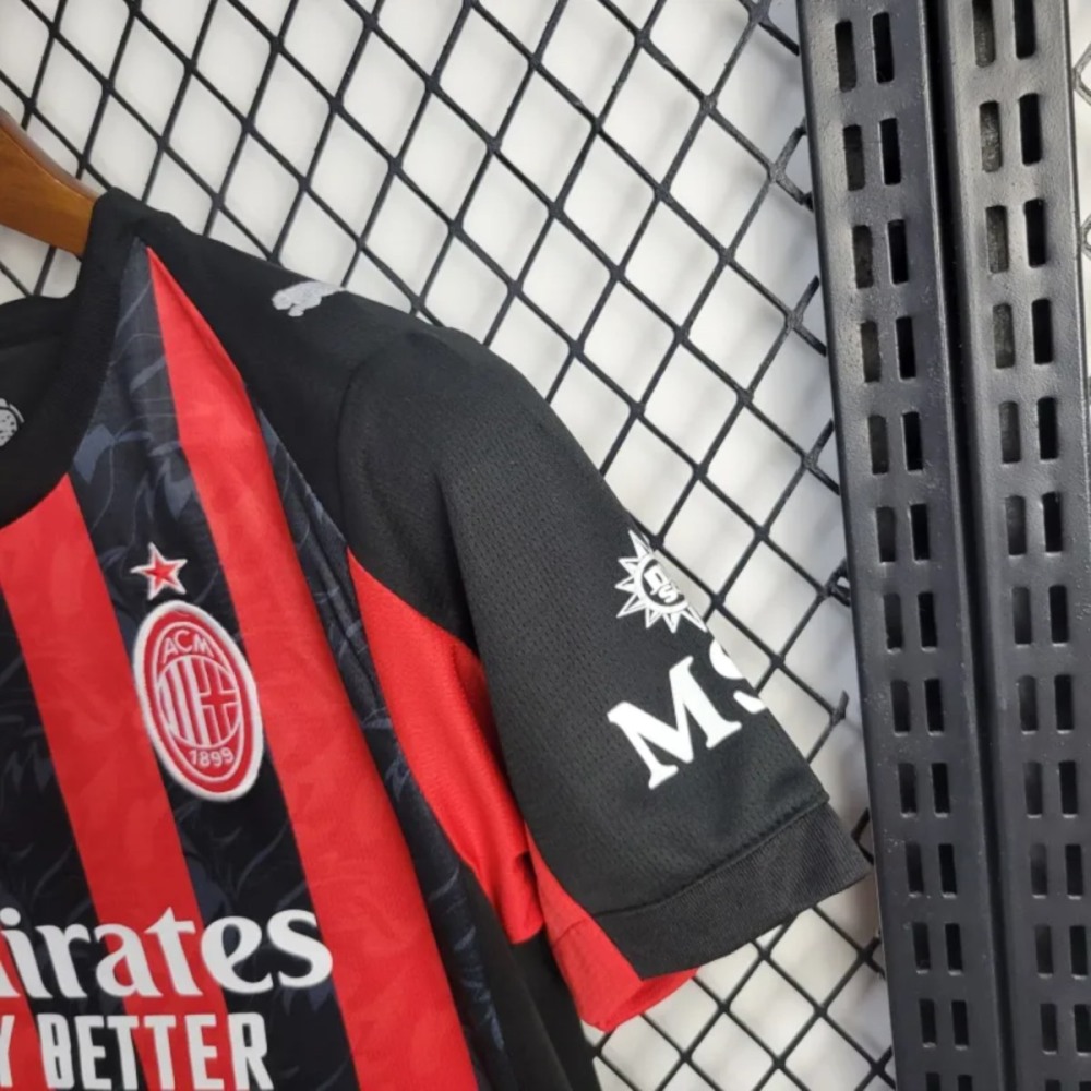25/26 AC Milan home jersey Kid Kits Size 16-28