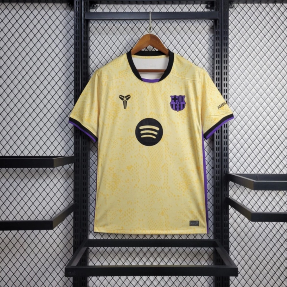 2025/26 Barcelona Away Mamba Series Kobe Bryant Joint Edition Jersey Fan Version