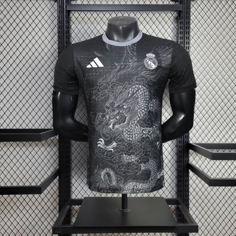 2025/26 Real Madrid Dragon edition Black jersey Player Version