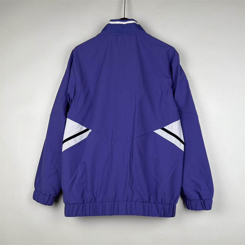 23/24 Windbreaker Real Madrid Purple Sport Unifom jersey Sport Unifom