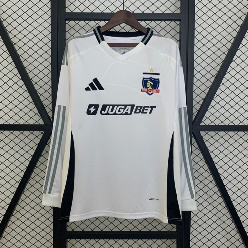 25/26 Colo Colo Home Long Sleeve jersey Fan Version