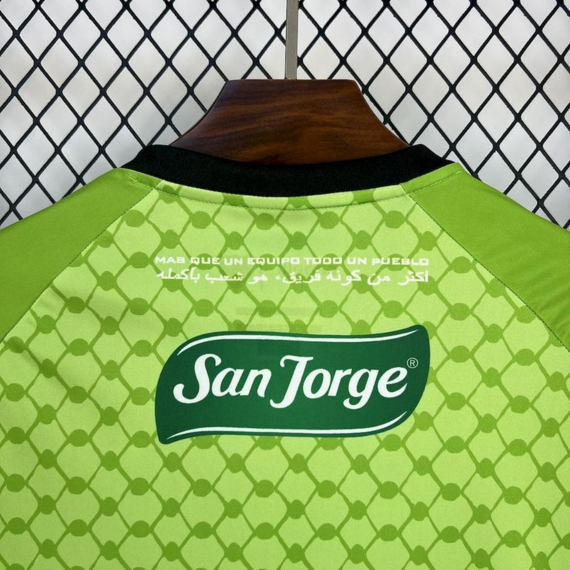 2025/26 CD Palestino Light Green Jersey Fan Version