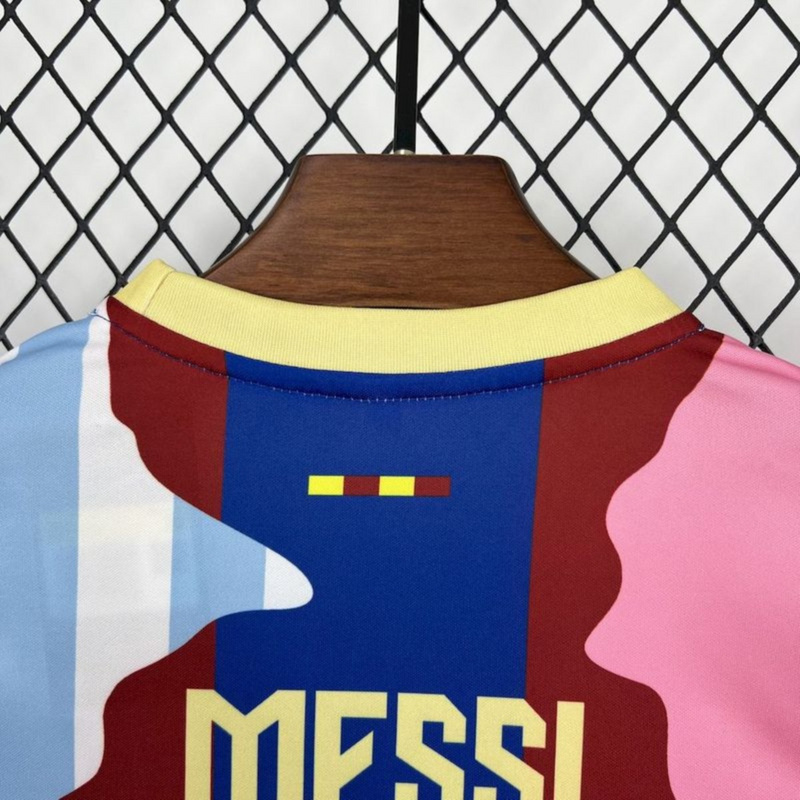 2025/26 Barcelona/Inter Miami/PSG/Argentina Messi 10 Commemorative Edition all club mix jersey Kid Kits Size 16-28