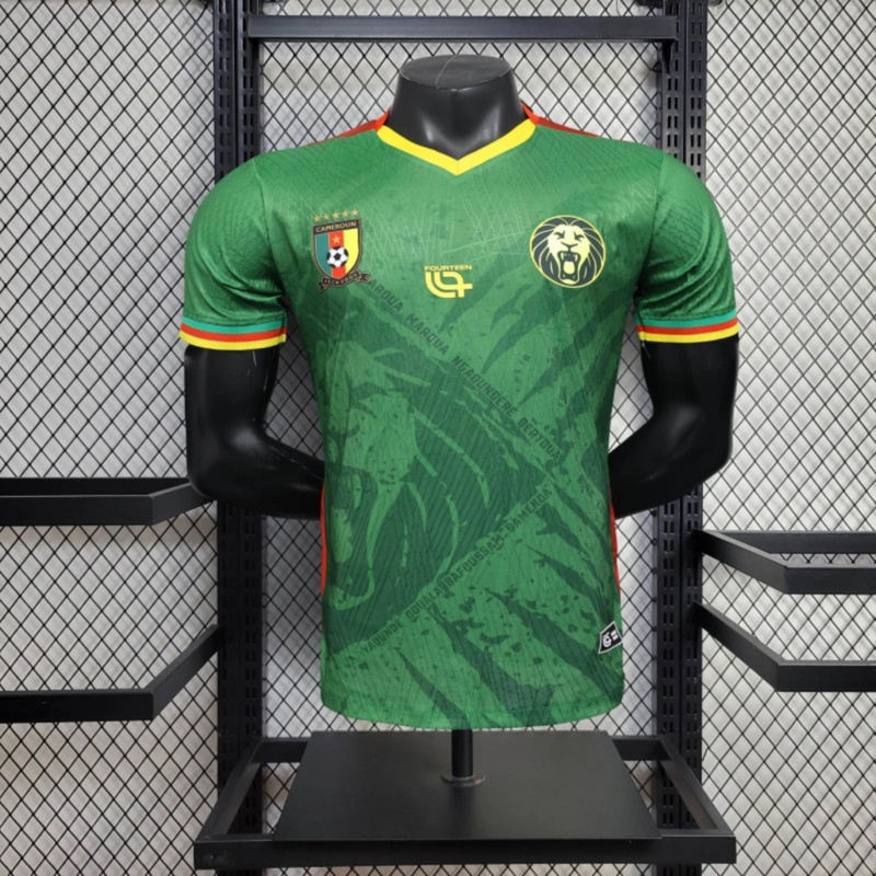 2025/26 Cameroon Home Green jersey Player Version