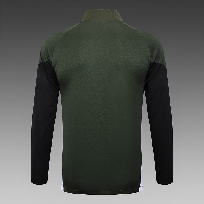 2025/26 Bayern Munich Dark green Jacket Training Suit Set Football Team Shirt Sports Fashion