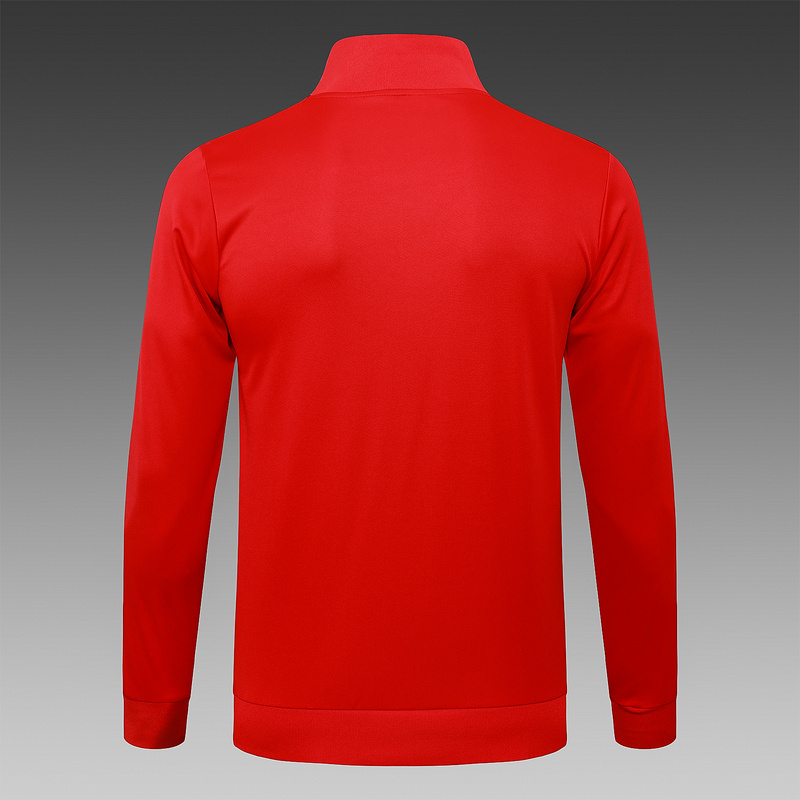 2025/26 Manchester United Red Jacket Training Suit Set Football Team Shirt Sports Fashion