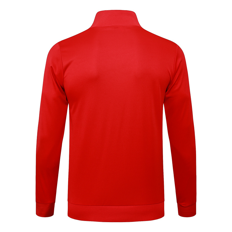 2025/26 Manchester United Red Jacket Training Suit Set Football Team Shirt Sports Fashion