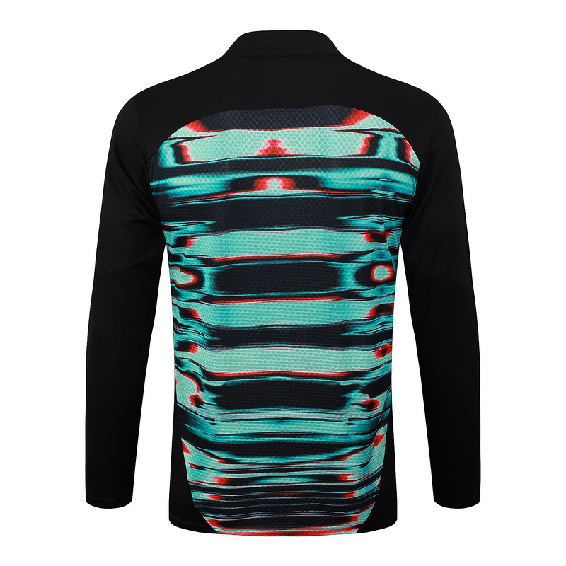 202526 Portugal dark green Long-sleeved half-pull training kit Football team kit