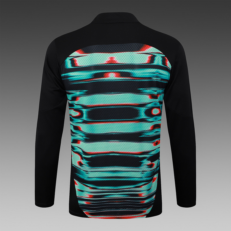 202526 Portugal dark green Long-sleeved half-pull training kit Football team kit