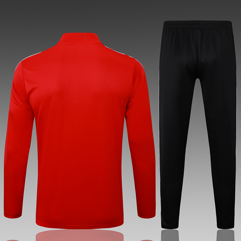 202526 Flamengo Red Long-sleeved half-pull training kit Football team kit