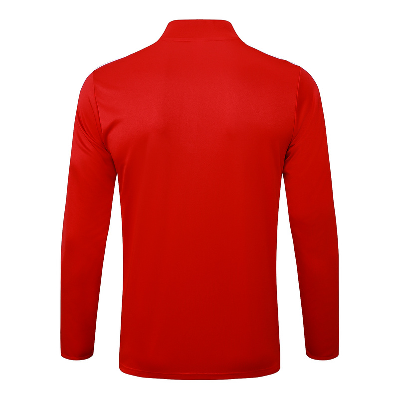 202526 Flamengo Red Long-sleeved half-pull training kit Football team kit