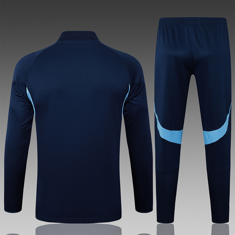 202526 Arsenal Royal blue Long-sleeved half-pull training kit Football team kit