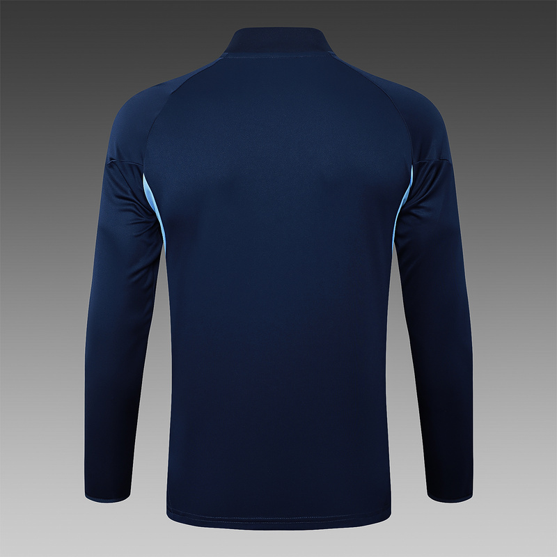 202526 Arsenal Royal blue Long-sleeved half-pull training kit Football team kit