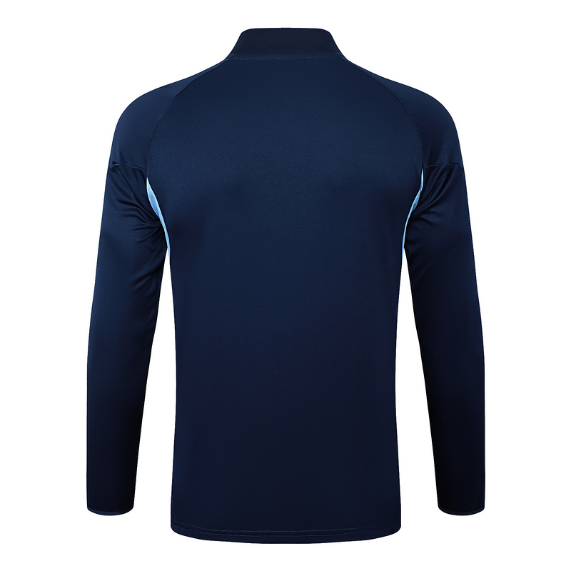 202526 Arsenal Royal blue Long-sleeved half-pull training kit Football team kit