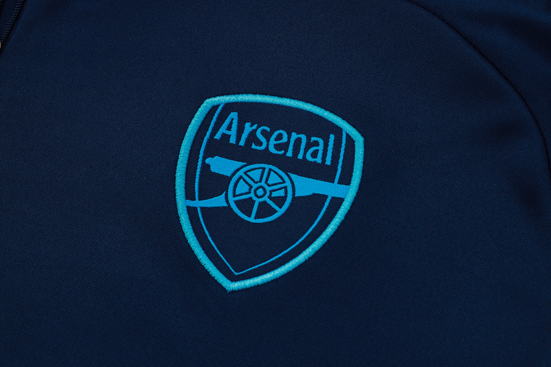 202526 Arsenal Royal blue Long-sleeved half-pull training kit Football team kit
