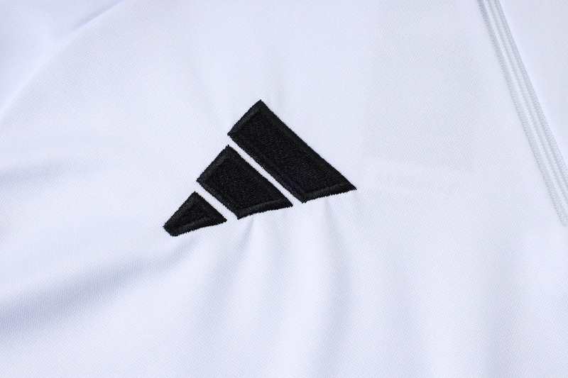 202526 Manchester United White Long-sleeved half-pull training kit Football team kit
