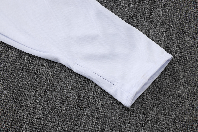 202526 Manchester United White Long-sleeved half-pull training kit Football team kit