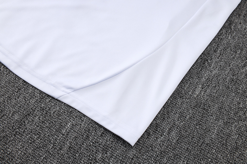 202526 Manchester United White Long-sleeved half-pull training kit Football team kit