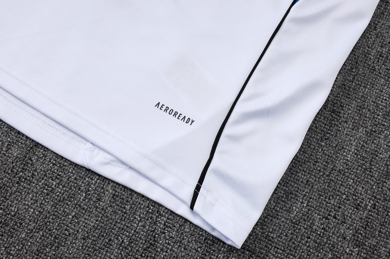 202526 Manchester United White Long-sleeved half-pull training kit Football team kit