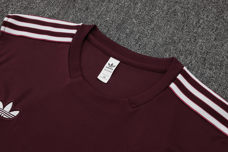 2025/26 Bayern Munich maroon Training Set Shirt and Shorts